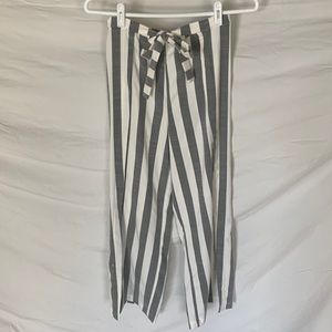 Striped Wide Leg Pants
